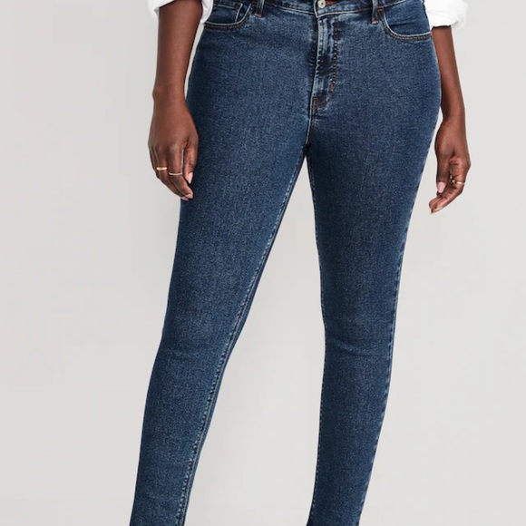 NWT OLD NAVY High-Waisted Rockstar Super-Skinny Jeans Color: New Rinse - Picture 6 of 8